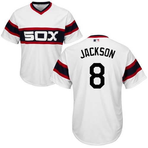 White Sox #8 Bo Jackson White Alternate Home Cool Base Stitched Youth MLB Jersey - Click Image to Close